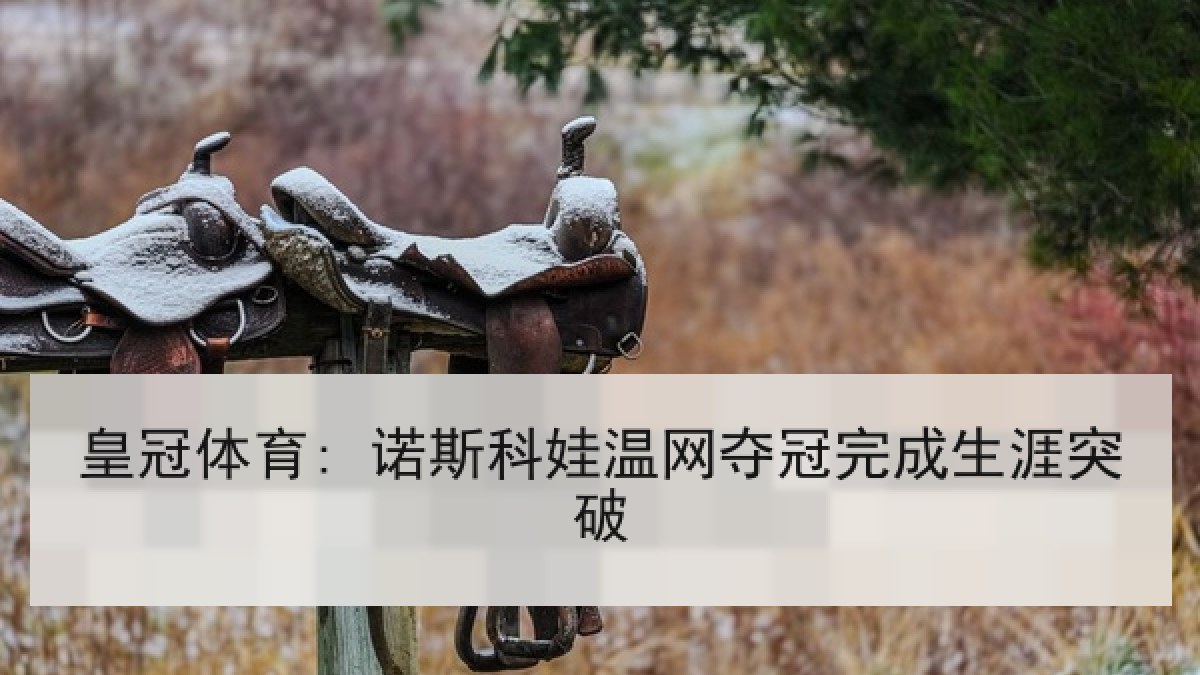 皇冠体育: 诺斯科娃温网夺冠完成生涯突破 皇冠体育: 诺斯科娃温网夺冠完成生涯突破
